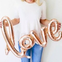 Globo metalizado Love - Donna´s tienda