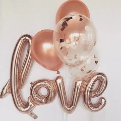 Globo metalizado Love en internet