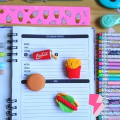 Goma de borrar Fast Food en internet