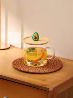 Imagen de TAZA CON TAPA/PLATO PALTA