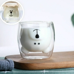 Taza Bear Doble capa Vidrio - comprar online