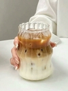 Vaso Nube rayado con sorbete