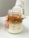Vaso Nube rayado con sorbete
