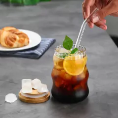 Vaso Nube rayado con sorbete en internet