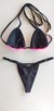 Top Yara /calcinha Asa Delta Semi Fio/ Rosa Neon | Preto - Calc( TD Preta) - comprar online