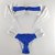Top Wendy /calcinha Josy Semi Fio/ Azul Royal | Branco na internet