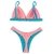 Top Iza /calcinha Asa Delta Semi Fio/ Rosa BB/Azul BB na internet