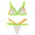 Top Jade /calcinha Jade (Semi Fio)/ Branco - Verde Neon | Laranja Neon - comprar online