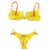 Top Agata / Calcinha Agata (Semi Fio) / Amarelo | Marrom na internet