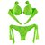 Top Aro (fixo) / Calcinha Tita Semi Fio / Verde Neon