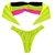 Top Wendy /calcinha Asa Delta Semi Fio/ Amarelo Neon | Preto e Rosa Neon na internet