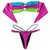 Top Wendy / Calcinha Josy (Semi Fio)/ Rosa Pink | Verde neon - Azul BB na internet