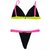 Top Iza /calcinha Pepi Semi Fio/ Preto | Rosa Neon e Amarelo Neon na internet