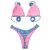 Top Cortininha Dupla Face / Calcinha Asa Delta Semi Fio/ Flamingo | Rosa BB na internet