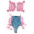Top Agnes (Pico) /Calcinha Hot Pant ( Reg) Semi Fio/ Flamingo | Rosa BB - comprar online