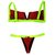 Top Pepi / Calcinha Pepi Semi Fio/ Marsala | Verde Neon na internet