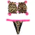 Top Agnes /calcinha Pepi Semi Fio/ Onça | Rosa Neon - Visc inK  Moda Praia