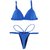 Top Iza / Calcinha Kassy Semi Fio/ Azul Royal - comprar online