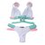 Top Stela /calcinha Stela Fio Normal / Branco | Azul Piscina - Rosa BB na internet