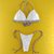Top Iza ( Amarr.) / Calcinha AD Amarração Semi Fio/ Branco | Listrado fino (cópia) - comprar online