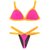 Top Jade / Calcinha Jade (Semi Fio)/ Rosa Neon | Laranja Neon