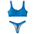 Top Serena / Calcinha Serena Semi Fio/ Azul BB