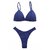 Top Iza /calcinha Asa Delta Semi Fio/ Azul Marinho - comprar online