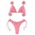 Top Noa / Calcinha AD Regulável Semi Fio/ Rosa BB | Branco - comprar online