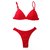 Top Iza / Calcinha Asa Delta Semi Fio/ Vermelho Vivo | AD ( Vermelho | Branco ) - comprar online