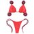 Top Noa (Dupla Face) / Calcinha AD Amarrar (SF) Semi Fio/ Azul Marinho | Vermelho - comprar online