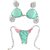 Top Ripple 2.0 /calcinha Ripple 2.0 Semi Fio/ Azul Piscina | Rosa BB - comprar online