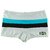 Sunga Box (listra Horizontal - Frente e Costa) / Branco | Azul BB - Preto