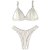 Top Iza /calcinha Asa Delta Semi Fio/ Branco