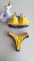 Top Iza /calcinha Asa Delta Semi Fio/ Amarelo - comprar online