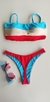 Top Luma /calcinha Asa Delta Semi Fio/ Beje | Azul BB e Vermelho Vivo | AD Vermelho-Azul BB