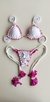 Top Ripple /calcinha Ripple Semi Fio/ Branco|Rosa Pink