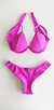 Top Aro (Tradicional) /calcinha Borboleta Semi Fio/ Rosa Pink - comprar online