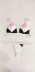 Top Patent /calcinha Patent Semi Fio/ Branco | Rosa ,branco e Preto