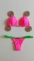 Top Noa / calcinha Bronze Semi Fio/ Rosa Neon | Verde Bandeira Neon - comprar online