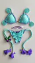 Top Ripple /calcinha Ripple Normal/ Azul Piscina|Lilas