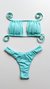 Top Agnes Basic /calcinha Asa Delta Semi Fio/ Azul Piscina - comprar online