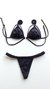 Top Jhu / Calcinha Pepi Semi Fio/ Preto