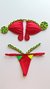 Top Josy /calcinha Josy Semi Fio/ Vermelho Vivo | Amarelo e Verde Neon - comprar online