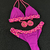 Top Lolla / Calcinha Lolla Semi Fio/ Roxo | Rosa BB e Rosa Neon - loja online