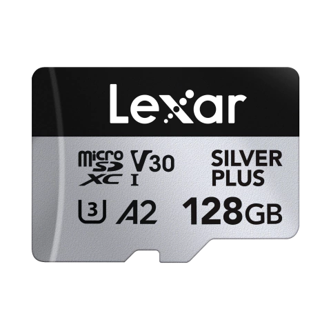 128GB Lexar® Professional SILVER PLUS microSDXC™ UHS-I V30 205MB/s - comprar online