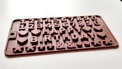 Molde Happy Birthday y Numeros - comprar online
