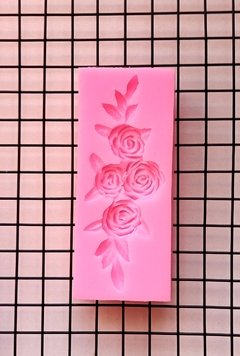 molde guarda con flores