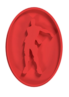 Silueta Fortnite x 1