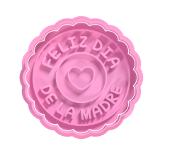 Feliz dia de la Madre con corazon
