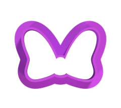 Moño Minnie contorno 3 cm